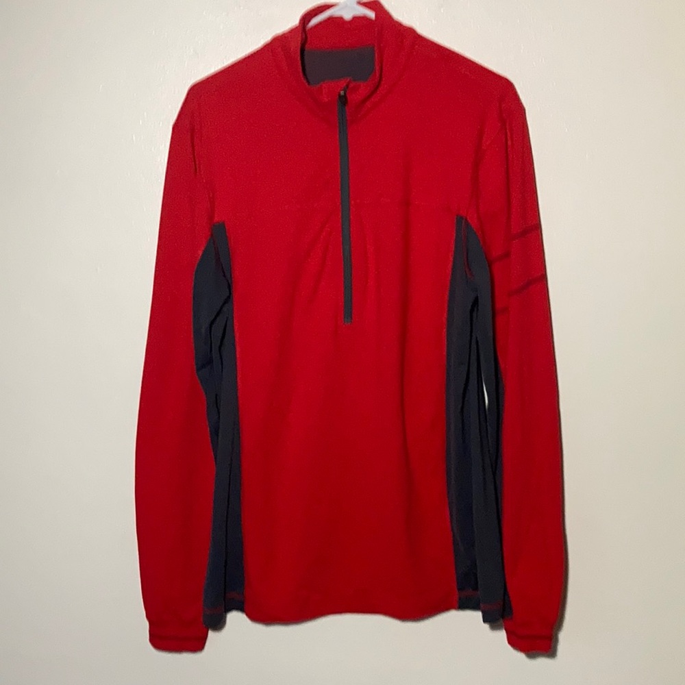 lululemon athletica Red and Black Men's Shirt